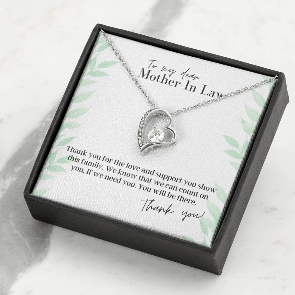 To My Dear Mother In Law - Forever Love - Pendant Necklace