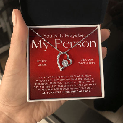 My Person - Gift For Girlfriend, Fiancée, or Wife