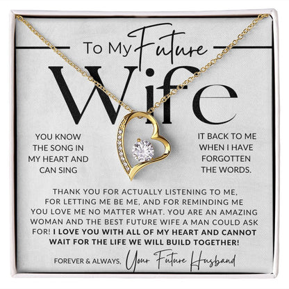 My Future Wife - You Know The Song - Gift For My Future Wife, My Fiancée - Bride Gift from Groom on Wedding Day - Romantic Christmas Gifts For Her, Valentine's Day, Birthday Present