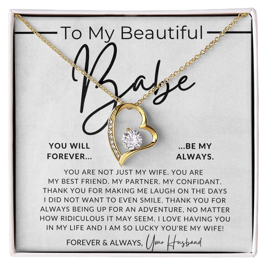 Forever My Always - Gift For My Wife - Thoughtful Christmas Gifts For Her, Valentine's Day, Birthday Present, Wedding Anniversary