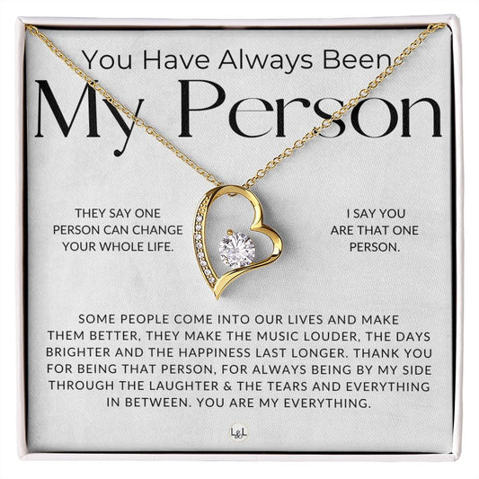 You are THAT person - Thinking of You - Sentimental and Romantic Gift for Her -  Christmas, Valentine's, Birthday or Anniversary Gifts