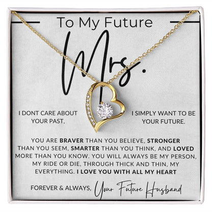 My Future Mrs., My Everything - Gift For My Future Wife, My Fiancée - Bride Gift from Groom on Wedding Day - Romantic Christmas Gifts For Her, Valentine's Day, Birthday Present