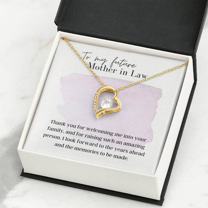 To My Future Mother In Law - Forever Love - Pendant Necklace