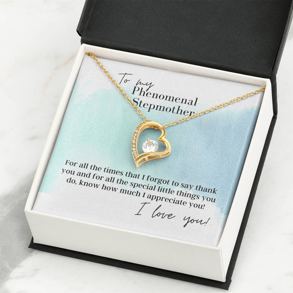 To My Phenomenal Stepmother - Forever Love - Pendant Necklace