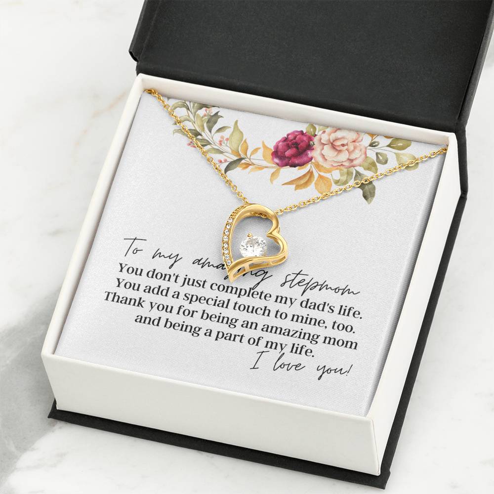 To My Amazing Stepmom, I Love You - Forever Love - Pendant Necklace