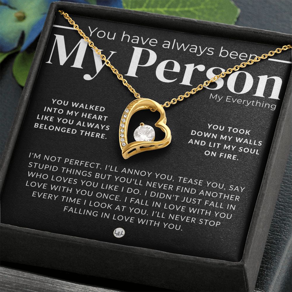 MY Person, You Lit My Soul On Fire - Sentimental & Romantic Gift for Her