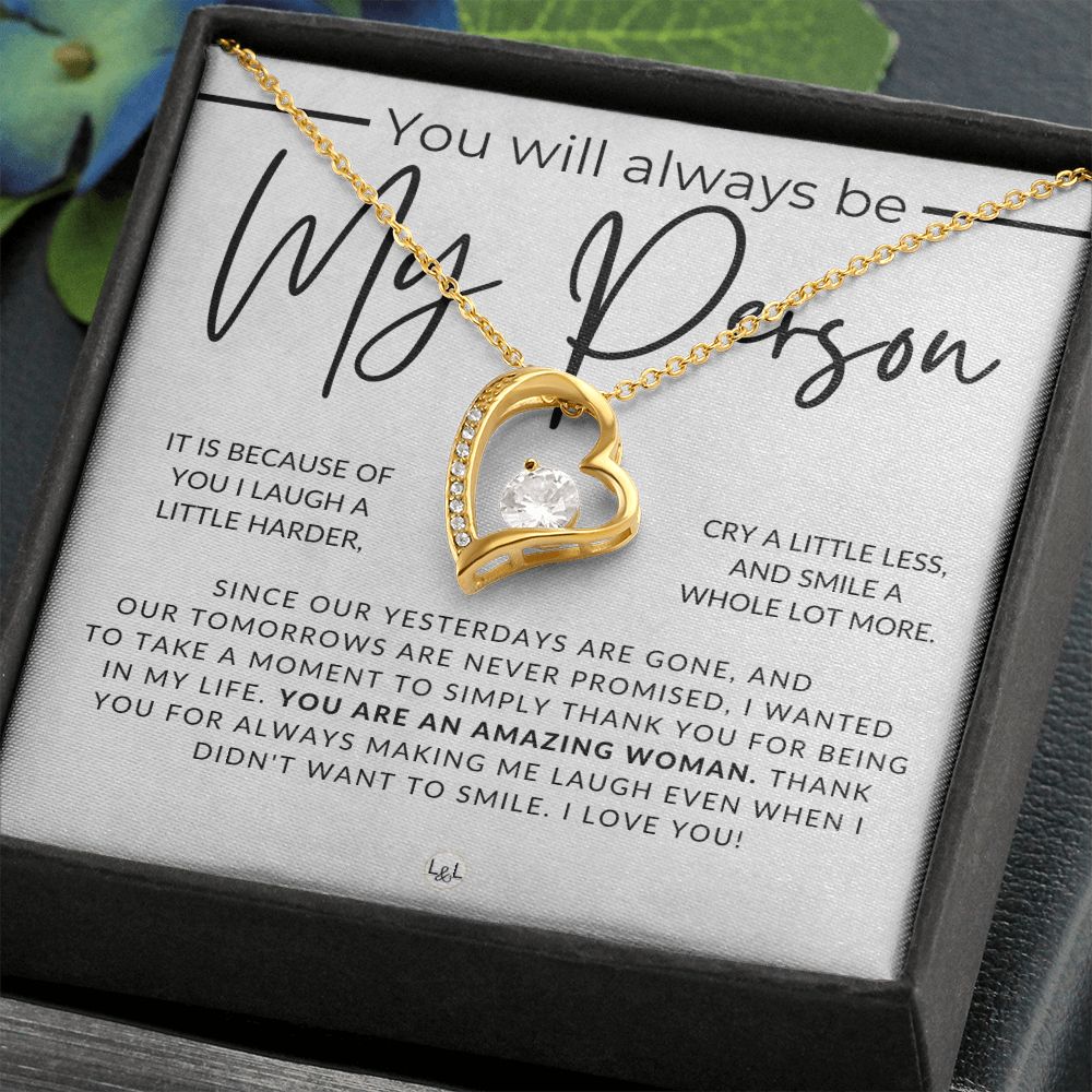 My Person - Thinking of You - Sentimental and Romantic Gift for Her -  Christmas, Valentine's, Birthday or Anniversary Gifts