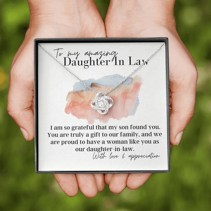 To My Amazing Daughter In Law - Pendant Necklace