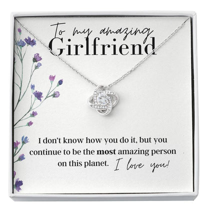 To My Amazing Girlfriend - Pendant Necklace