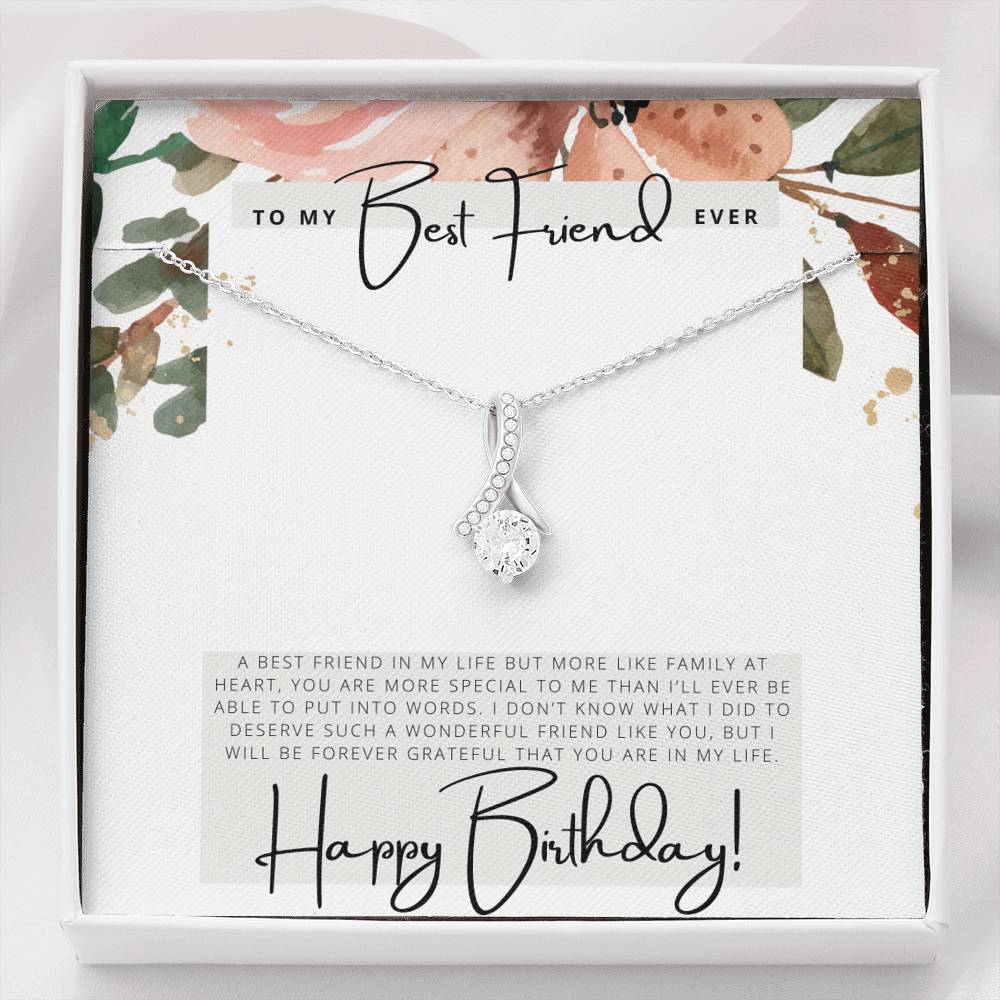 Best Friend Birthday Gift Ideas, Best Friend Necklace, Best Friend Birthday  Card, to My Best Friend Gift, Best Friend Jewelry, BFF Necklace - Etsy
