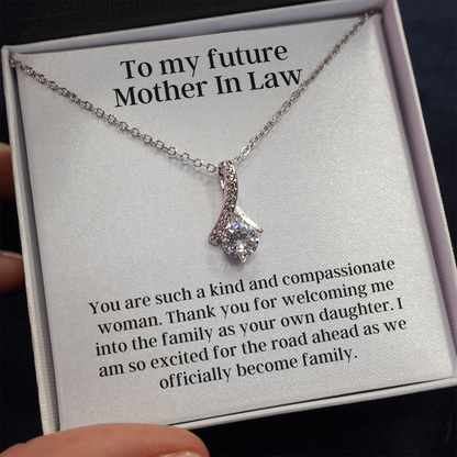 To My Future Mother In Law, With Love - Alluring Beauty - Pendant Necklace - The Perfect Gift