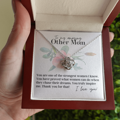 To My Amazing Other Mom - Love Knot Pendant Necklace - The Perfect Gift for Your Other Mom