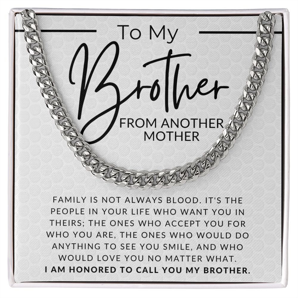 Brother From Another Mother - Gift for Best Friend, Bonus Brother - Jewelry - Personalized Gift