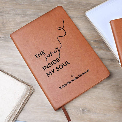 Lyric Notebook - Custom Leather Journal - Liliana and Liam