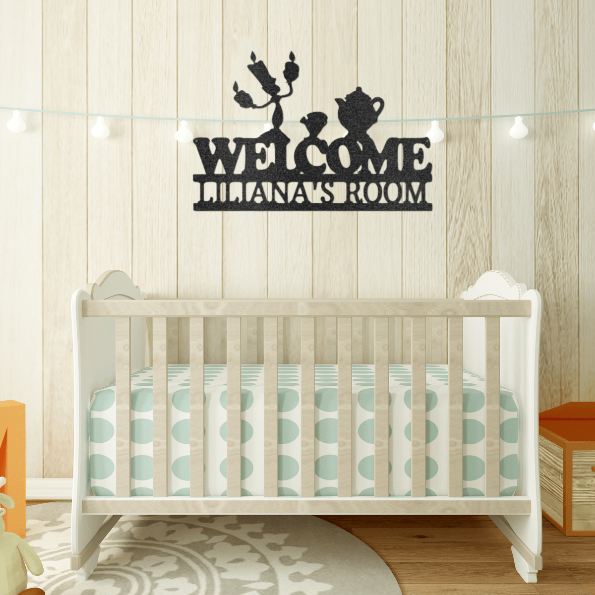 Candlestick & Teacup | Personalized Metal Sign - Metal Wall Art - Personalized Gift