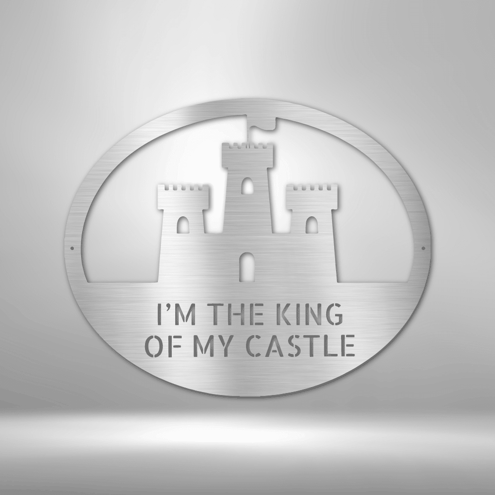 Castle | Personalized Castle Metal Sign - Metal Wall Art - Personalized Gift