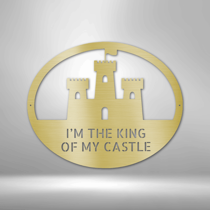 Castle | Personalized Castle Metal Sign - Metal Wall Art - Personalized Gift