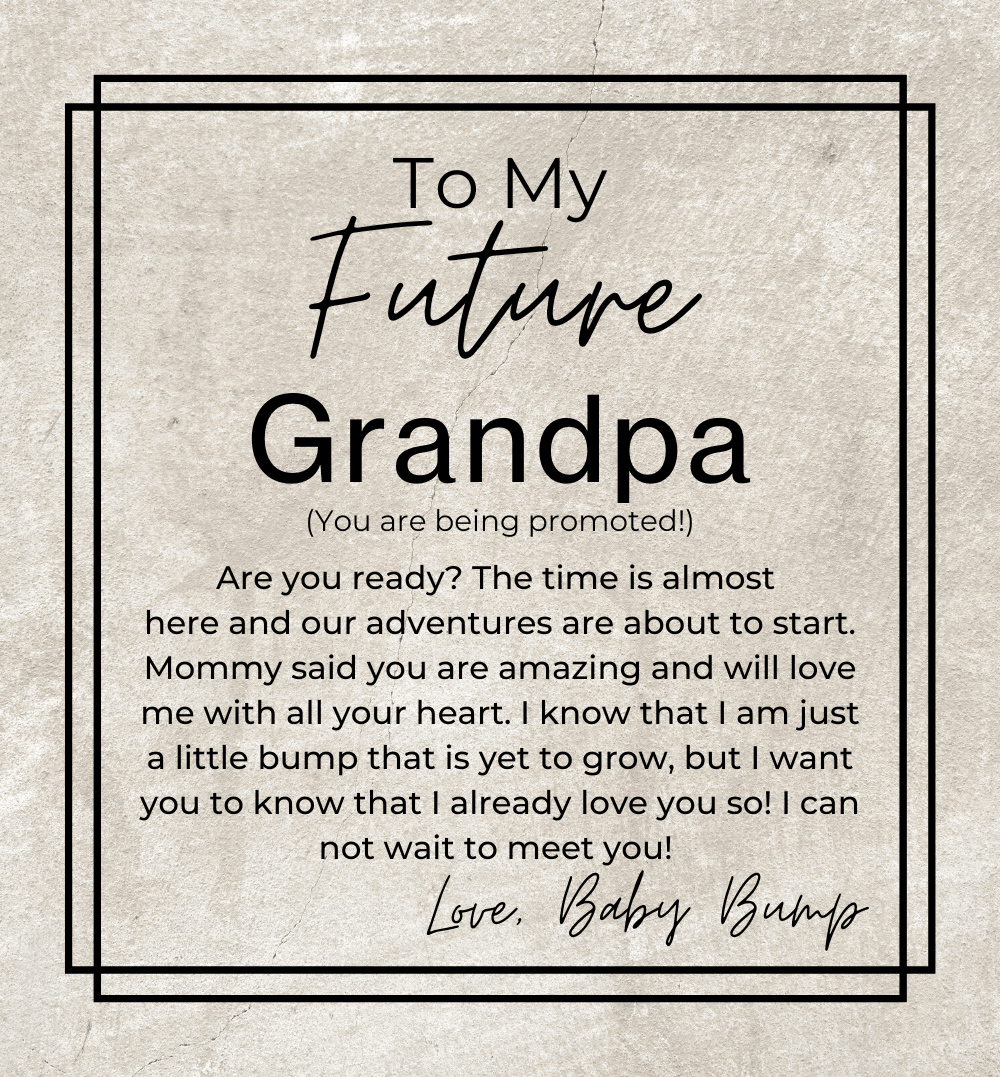 Congrats! You Are Being Promoted - Openwork Skeleton Watch + LED Watch Box - Gift for Future Grandpa, Pregnancy Announcement - Jewelry - Personalized Gift