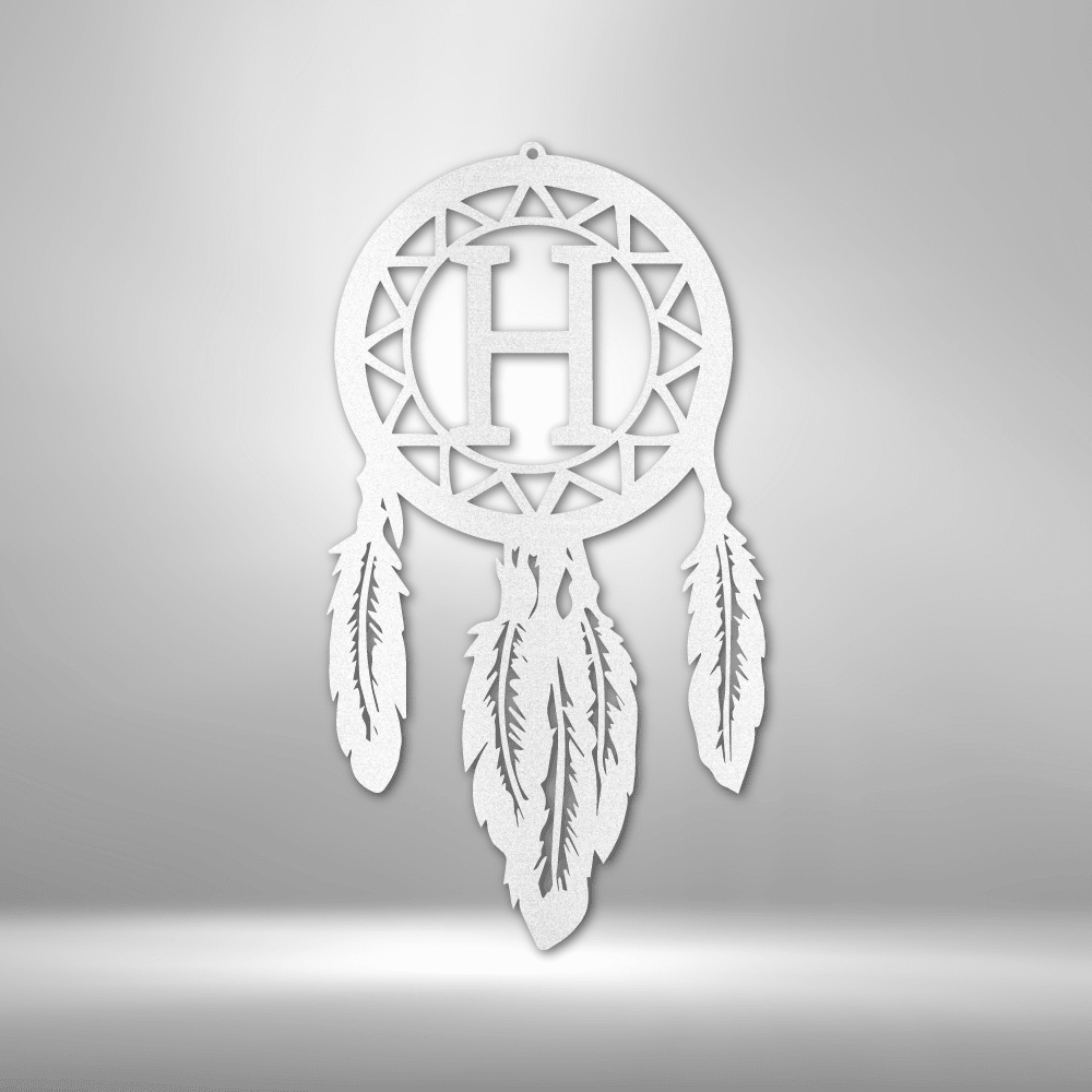 Dream Catcher Monogram | Personalized Metal Sign - Metal Wall Art - Personalized Gift