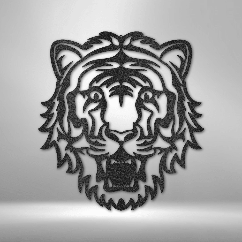 Eye of the Tiger - Tiger Wall Art - Custom Metal Animal Sign - Great Jungle or Safari Nursery Decor
