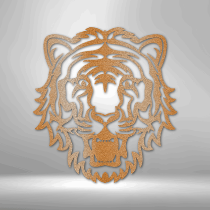 Eye of the Tiger - Tiger Wall Art - Custom Metal Animal Sign - Great Jungle or Safari Nursery Decor