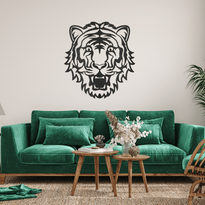 Eye of the Tiger - Tiger Wall Art - Custom Metal Animal Sign - Great Jungle or Safari Nursery Decor