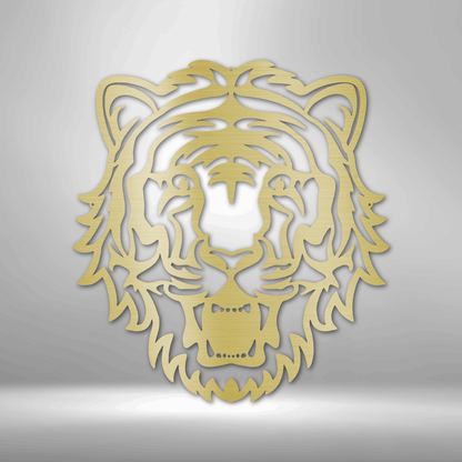 Eye of the Tiger - Tiger Wall Art - Custom Metal Animal Sign - Great Jungle or Safari Nursery Decor