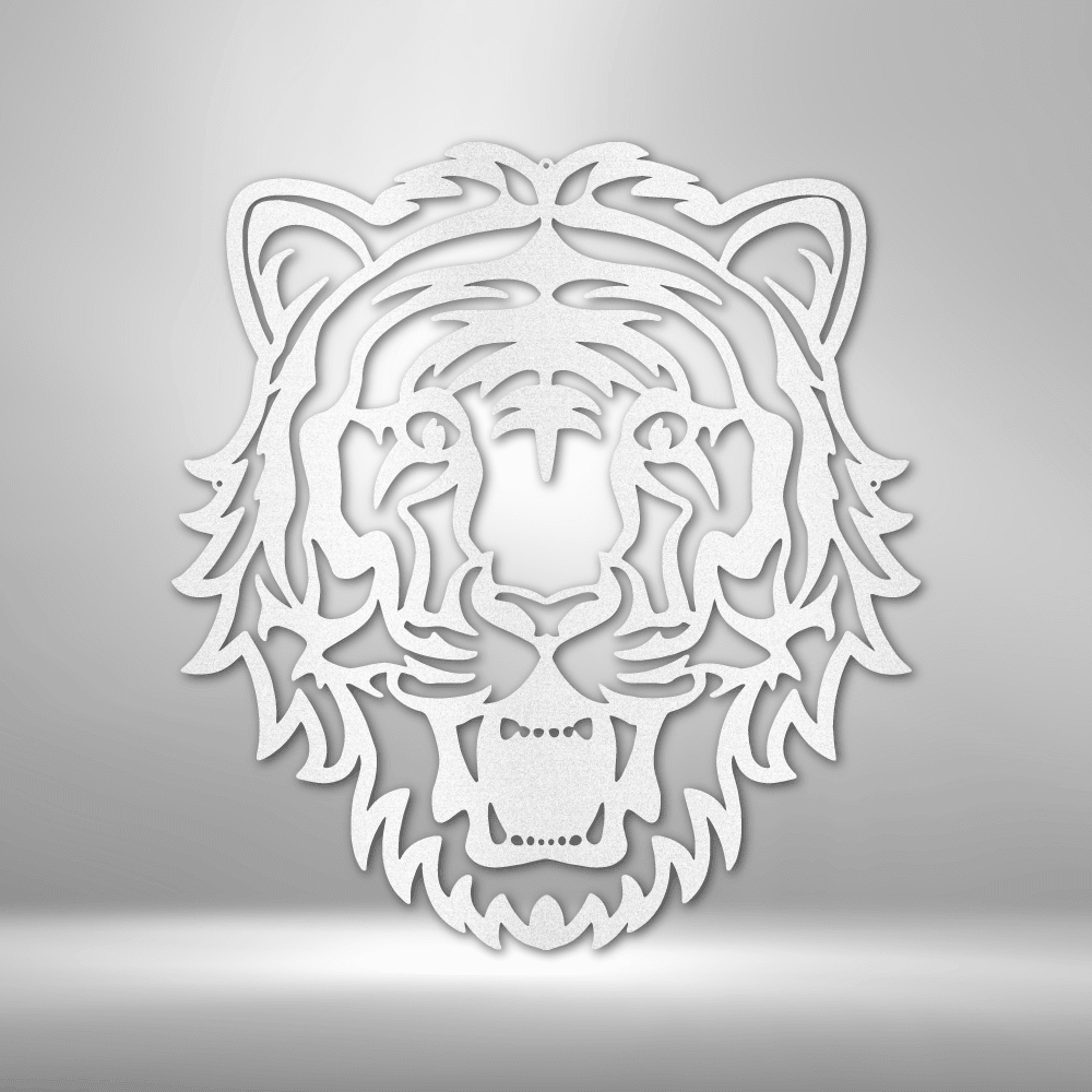Eye of the Tiger - Tiger Wall Art - Custom Metal Animal Sign - Great Jungle or Safari Nursery Decor