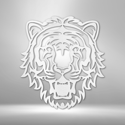 Eye of the Tiger - Tiger Wall Art - Custom Metal Animal Sign - Great Jungle or Safari Nursery Decor