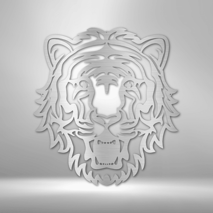 Eye of the Tiger - Tiger Wall Art - Custom Metal Animal Sign - Great Jungle or Safari Nursery Decor