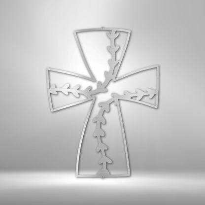 Faith in Baseball | Personalized Baseball Metal Sign - Metal Wall Art - Personalized Gift