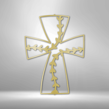 Faith in Baseball | Personalized Baseball Metal Sign - Metal Wall Art - Personalized Gift