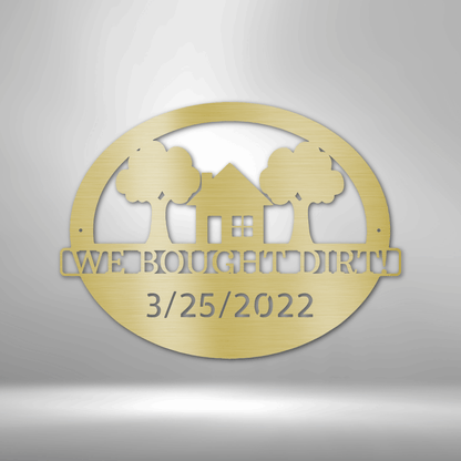 Family Name Sign | Personalized House Metal Sign - Metal Wall Art - Personalized Gift