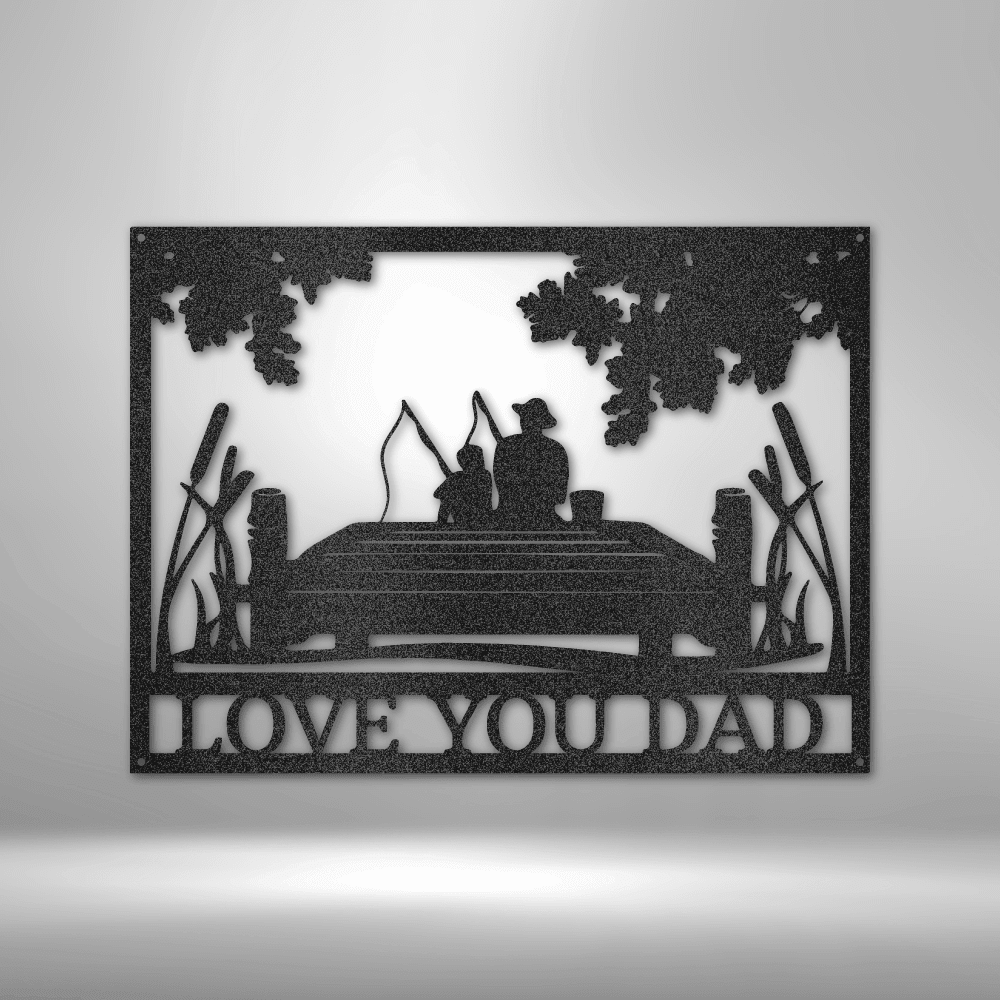 Fishing Buddies | Personalized Fishing Metal Sign - Metal Wall Art - Personalized Gift