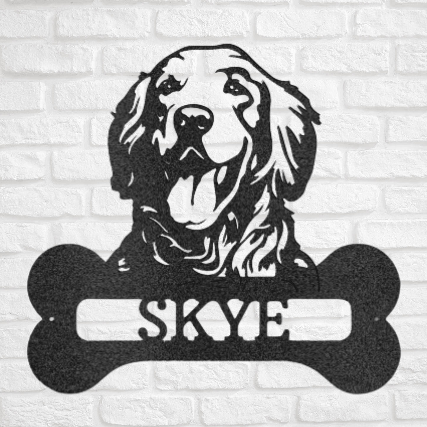 Forever A Good Dog | Personalized Dog Memorial Metal Sign - Metal Wall Art - Personalized Gift