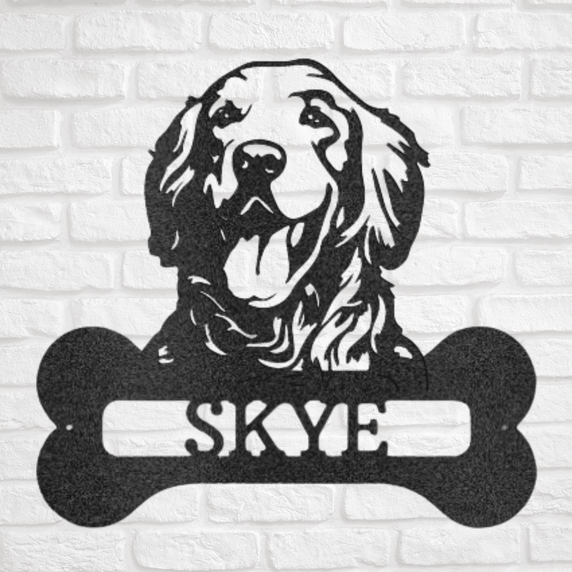Forever A Good Dog | Personalized Dog Memorial Metal Sign - Metal Wall Art - Personalized Gift