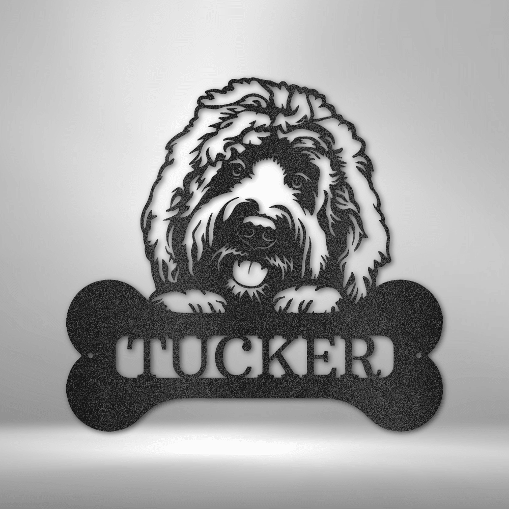 Forever A Good Dog | Personalized Dog Memorial Metal Sign - Metal Wall Art - Personalized Gift