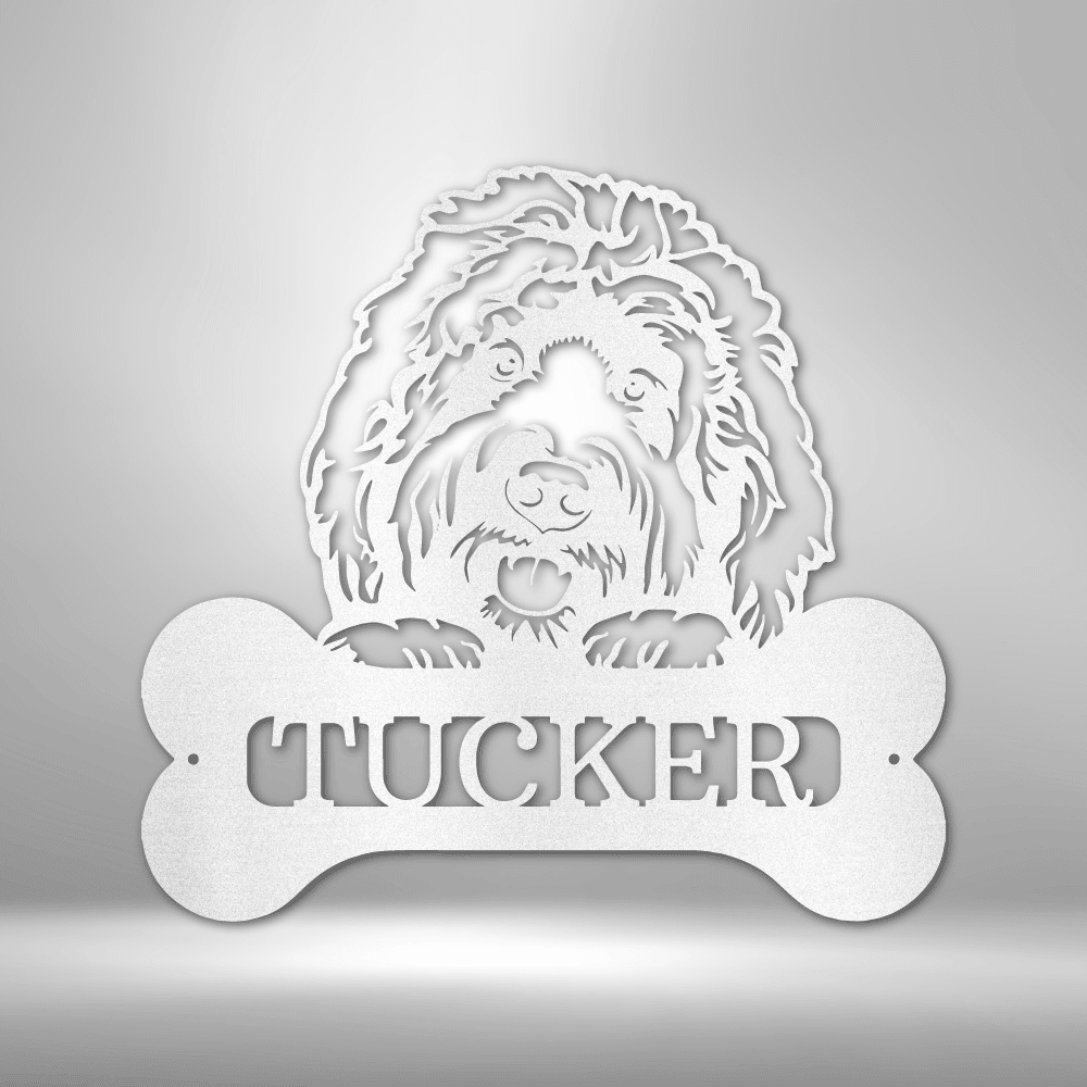 Forever A Good Dog | Personalized Dog Memorial Metal Sign - Metal Wall Art - Personalized Gift