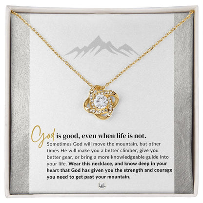 God Is Good - Empowering New Beginnings - Inspirational Strength - Motivational Gift of Encouragement