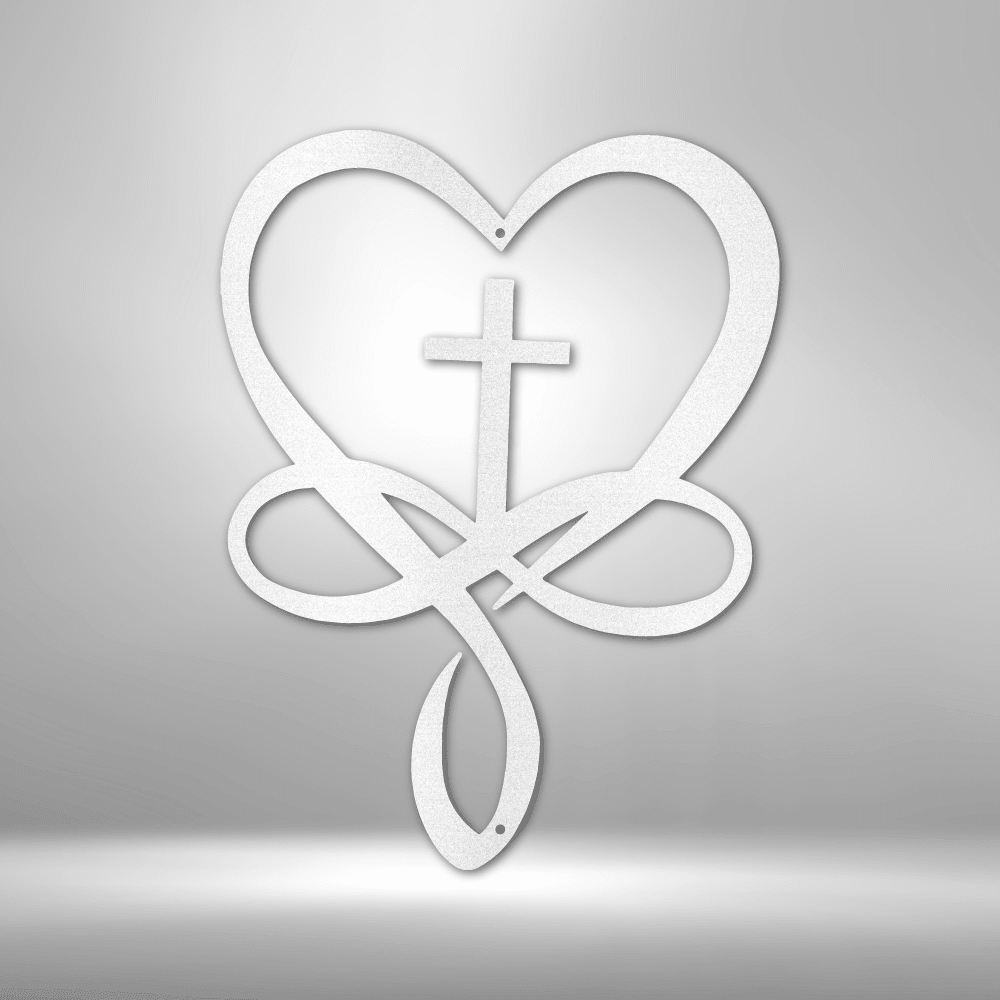 God's Infinite Love | Personalized Christian Metal Sign - Metal Wall Art - Personalized Gift