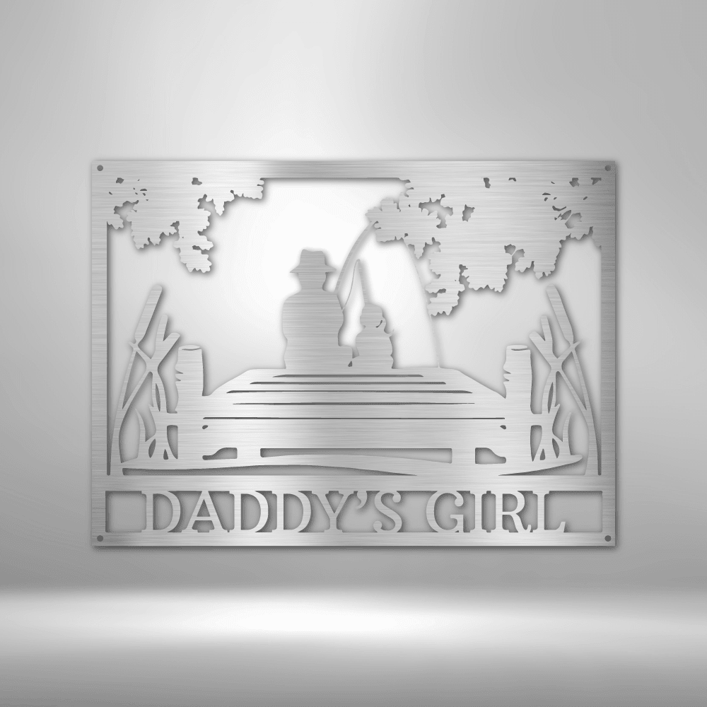 Gone Fishing | Personalized Fishing Metal Sign - Metal Wall Art - Personalized Gift