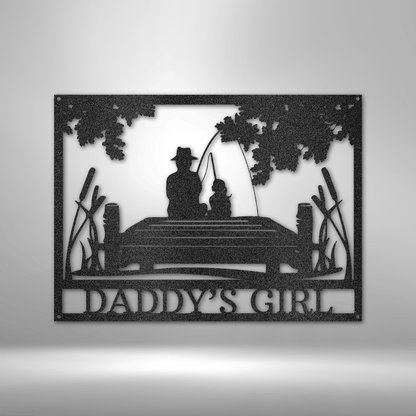 Gone Fishing | Personalized Fishing Metal Sign - Metal Wall Art - Personalized Gift