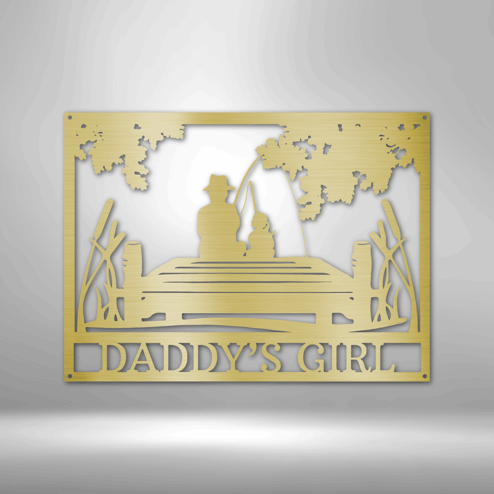 Gone Fishing | Personalized Fishing Metal Sign - Metal Wall Art - Personalized Gift