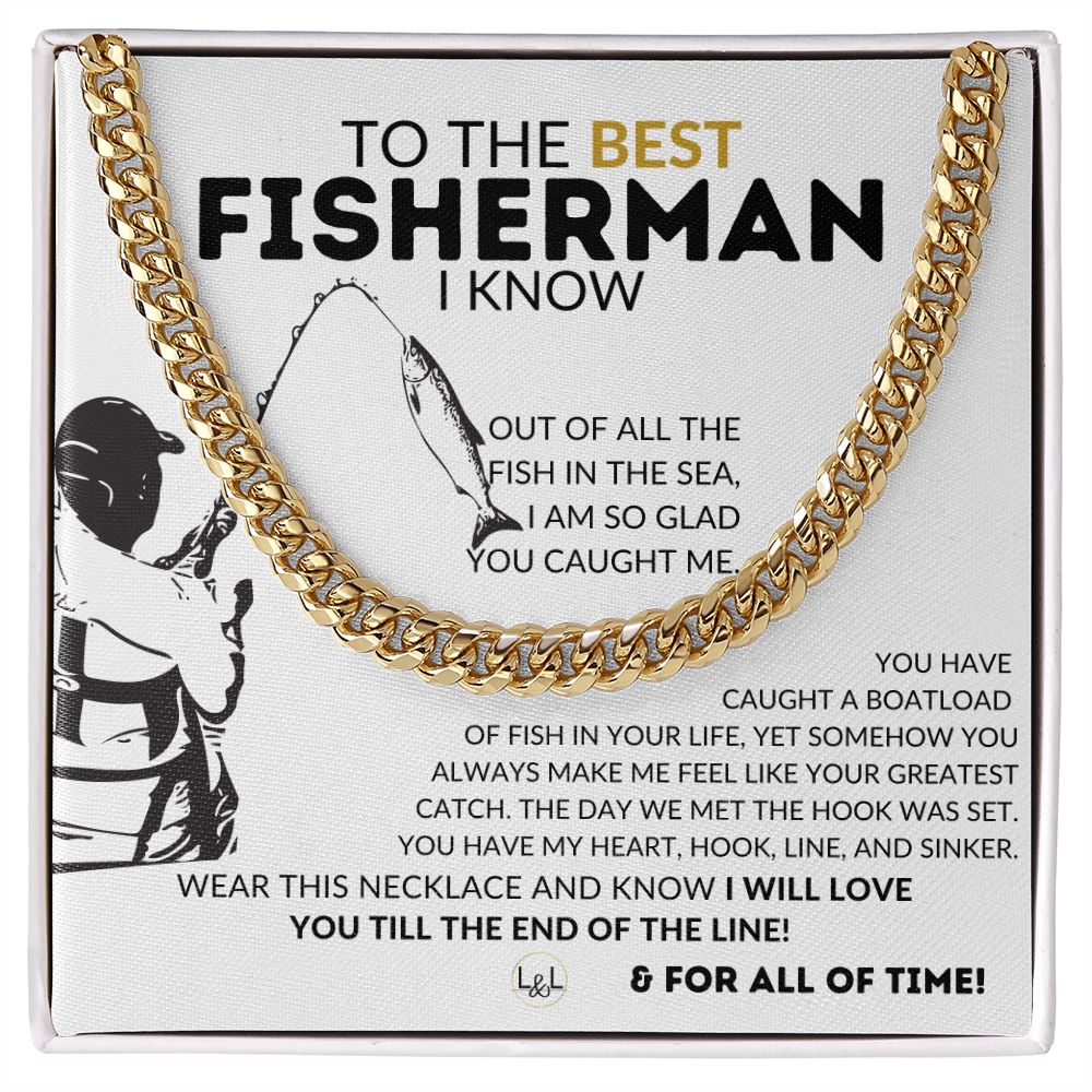 Hook Line and Sinker - Fishing Gift for Him - Gift For A Guy Who Loves To Fish