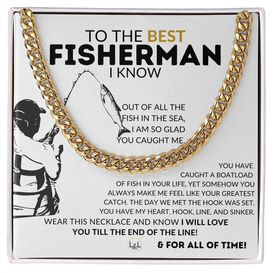 Hook Line and Sinker - Fishing Gift for Him - Gift For A Guy Who Loves To Fish