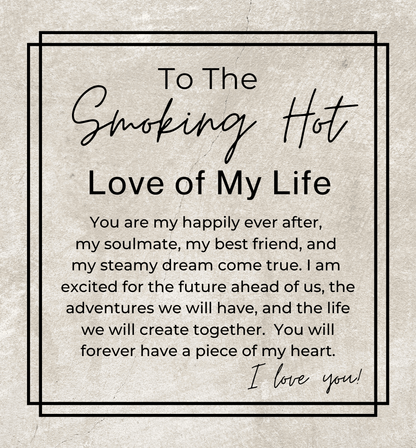 I Am Excited You Are My Happily Ever After - Gift for Him - Men's Openwork Watch + Watch Box - Liliana and Liam
