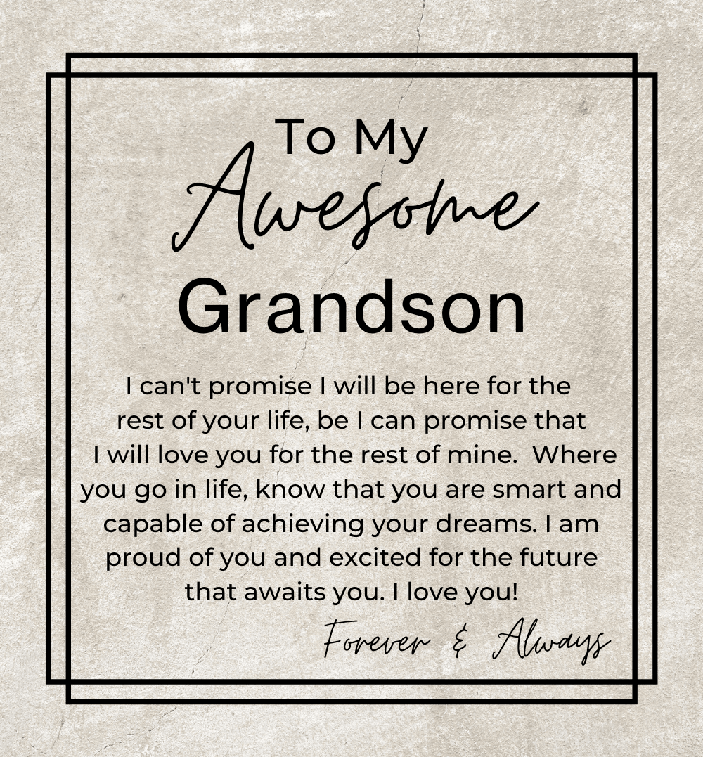 I am So Proud of You - Openwork Skeleton Watch + LED Watch Box - Gift for Grandson - Jewelry - Personalized Gift