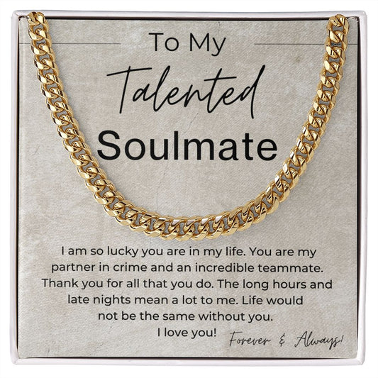 Life Would Not Be The Same Without You - Gift for Soulmate - Linked Chain Necklace - Jewelry - Personalized Gift