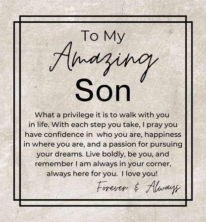 heartfelt gift message card