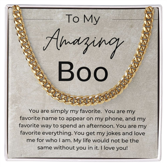 My Life Would Not Be The Same - Gift for Him - Linked Chain Necklace - Jewelry - Personalized Gift